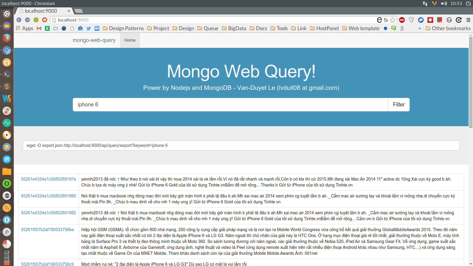 Mongo-Web-Query